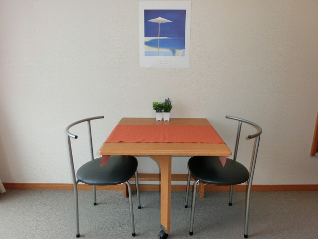 Other Equipment. Foldable table and chairs