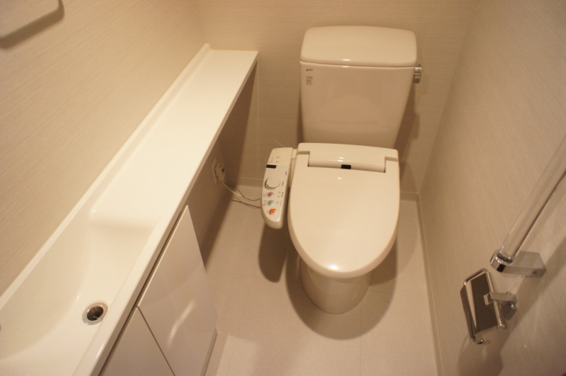 Toilet. Hand wash with Washlet toilet