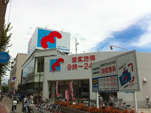 Supermarket. Bandai 652m to Fukushima Yoshino shop