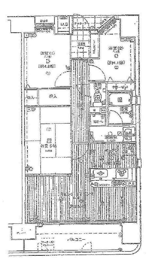 Floor plan. 3LDK, Price 22,200,000 yen, Footprint 62 sq m , Balcony area 9.22 sq m