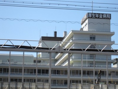 Hospital. 407m to Osaka Welfare Pension hospital (hospital)