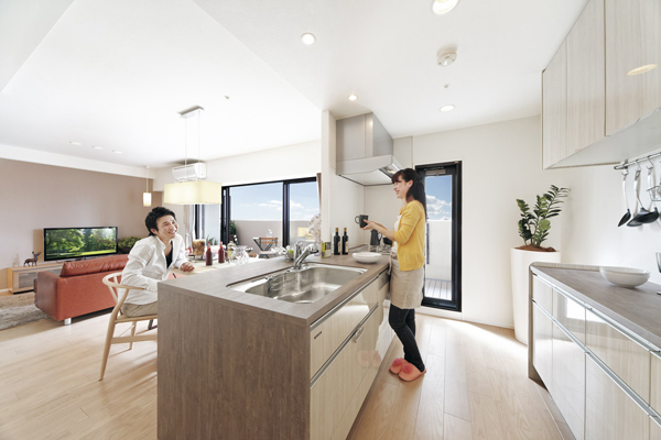 Kitchen.  [kitchen] Multi-functional system kitchen that will support your cooking. Of course, good storage and easy to use, Cleaning also smart, Easy. Since always clean-to-use, It will also be fun every day of cooking (A type model room)