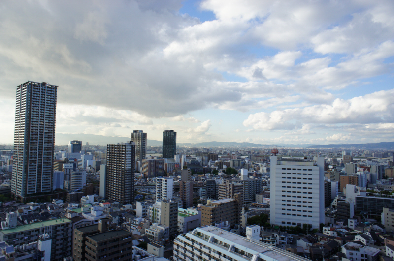 View. Northeastward balcony