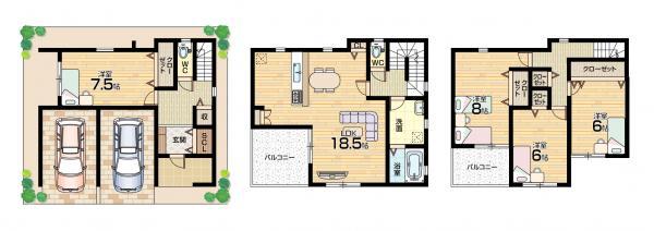 Floor plan. Floor Plan B site area 82.2 square meters building area 117.05 square meters