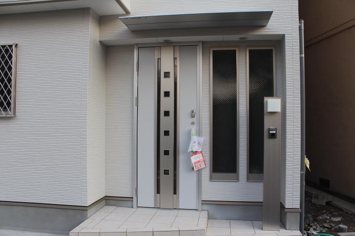 Building plan example (exterior photos). Entrance  ☆ 2 in the electric lock ・ Open the key from the third floor closing is possible ☆   ☆ Confirmation on whether you are closed or open eyes ☆ 