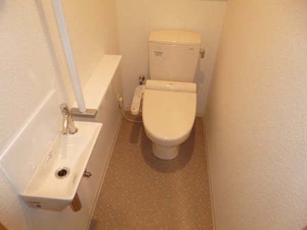 Toilet. With Washlet