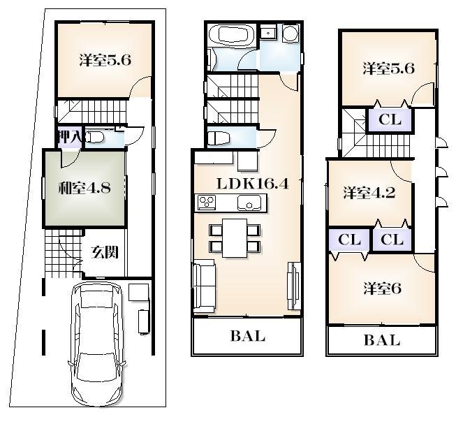 Other. With garage in 5LDK, This price is a must-see in Oimazatominami.