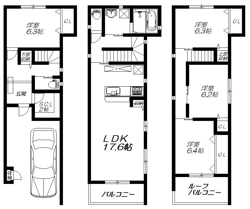 Floor plan. 31,800,000 yen, 4LDK + S (storeroom), Land area 64.01 sq m , Building area 110.7 sq m floor plan be changed