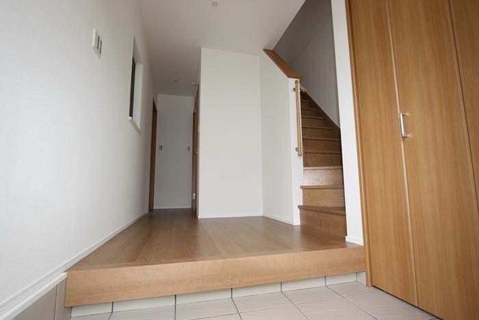 Entrance. Entrance of the shoe closet is also large