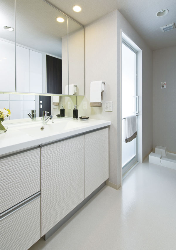 Bathing-wash room.  [Powder Room] Stylish powder room to produce a refreshing morning. This is a utility space that decorate the beginning and end of each day to gorgeous ( ※ )