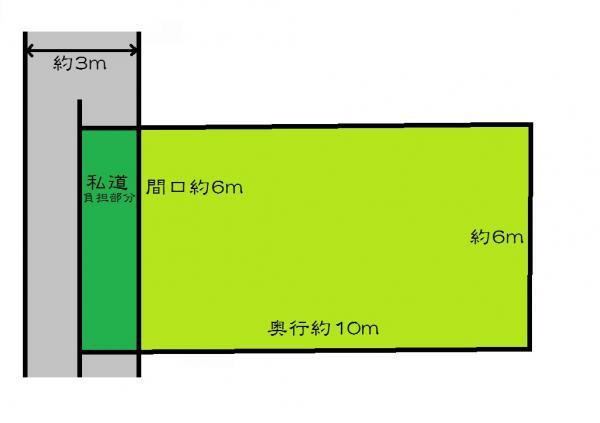 Compartment figure. Land price 8 million yen, Land area 73.1 sq m compartment view