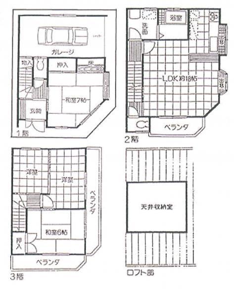 Floor plan. 25,800,000 yen, 4LDK, Land area 53 sq m , Building area 113.32 sq m