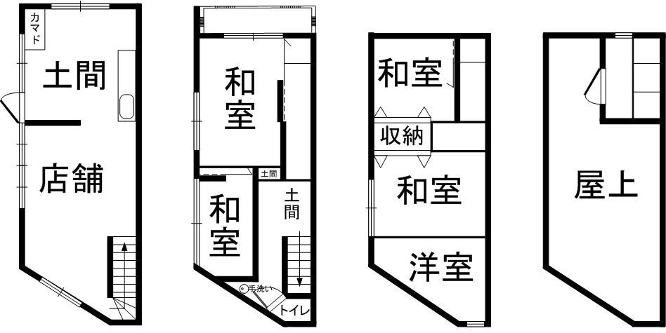 Floor plan. 9.8 million yen, 5DK, Land area 40.06 sq m , Building area 93.2 sq m floor plan