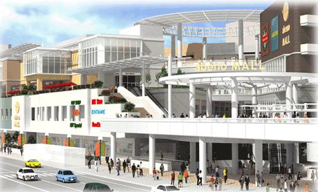 Shopping centre. Abeno Kyuzu until Mall 1500m