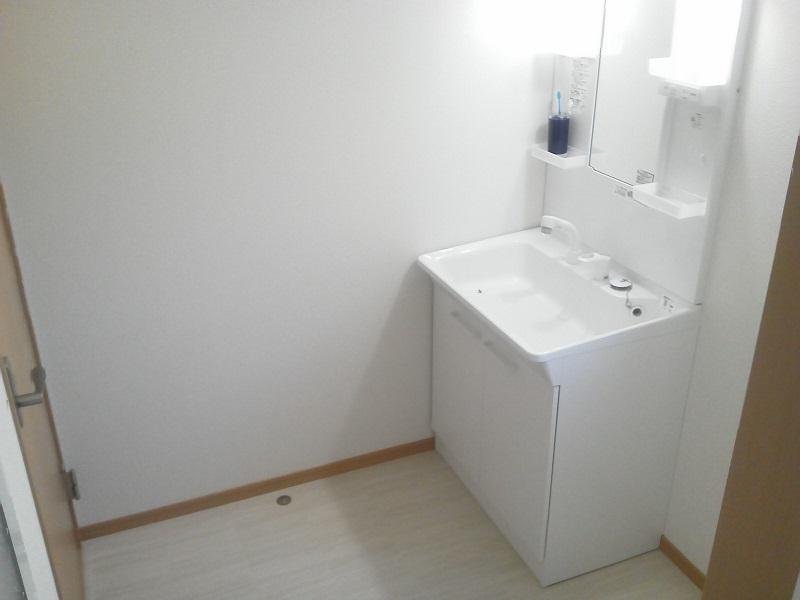 Wash basin, toilet. Storage is there plenty of vanity functionality preeminent!