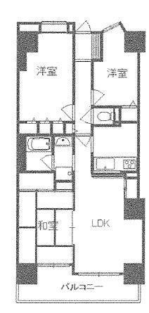 Floor plan. 3LDK, Price 22.5 million yen, Occupied area 69.94 sq m , 3LDK equipped with a balcony area 10.74 sq m all room storage space