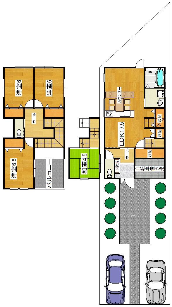 Floor plan. 27,800,000 yen, 4LDK, Land area 157.1 sq m , Building area 95 sq m reference plan Since the free plan to achieve your ideal.