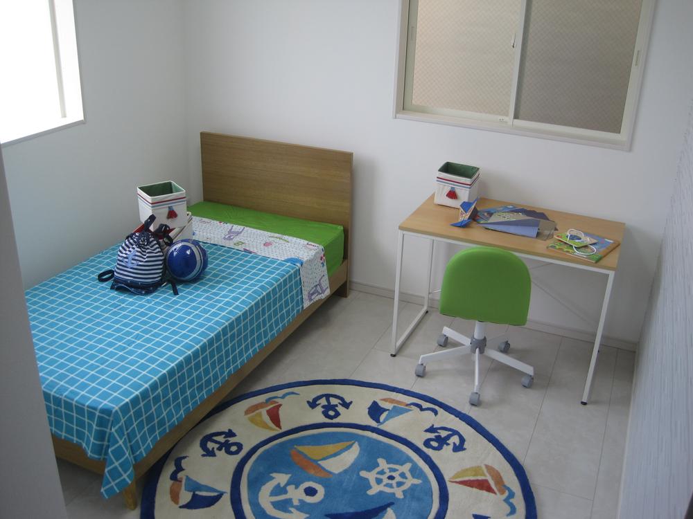 Model house photo. Children's room is also brightness enough