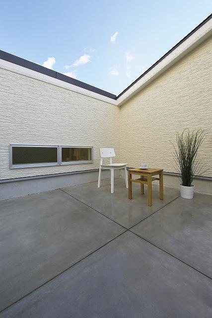 Balcony. Model roof balcony