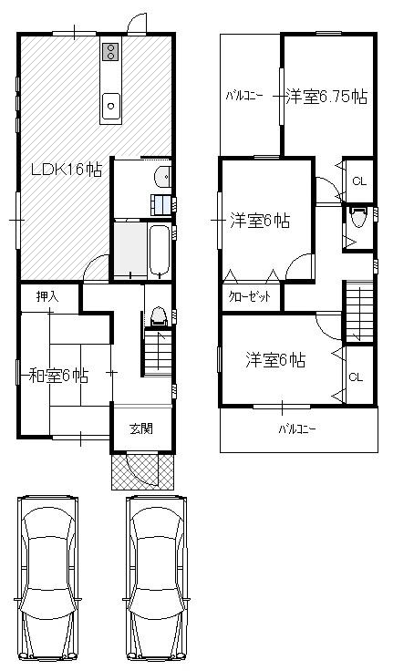 Floor plan. 36,800,000 yen, 4LDK, Land area 141.28 sq m , Building area 94.77 sq m