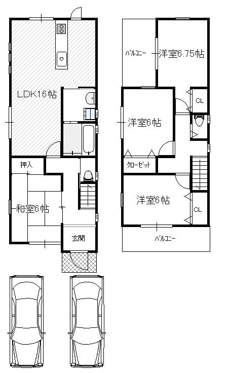 Floor plan. 36,800,000 yen, 4LDK, Land area 141.28 sq m , Building area 94.77 sq m