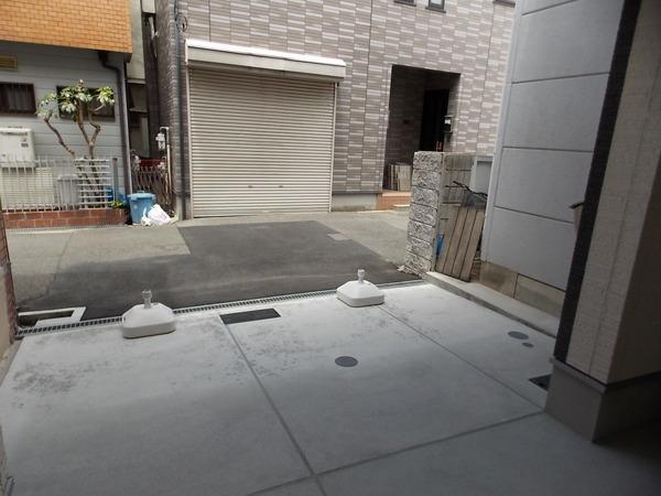 Parking lot. Convenient parking with space