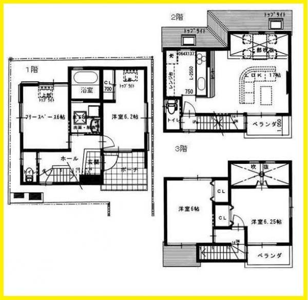 Floor plan. 33,800,000 yen, 4LDK, Land area 100.16 sq m , Building area 95.58 sq m