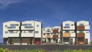 Cityscape Rendering. Imposing completed! Please see the model house!