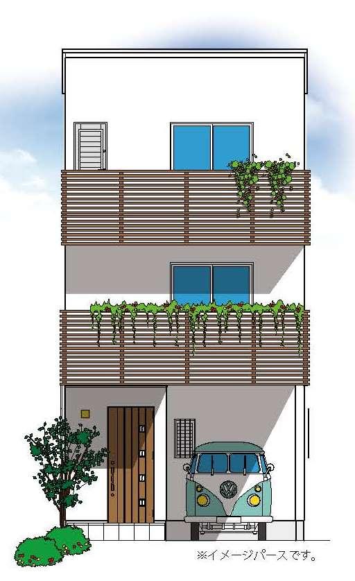 Building plan example (Perth ・ appearance). Also you can choose freely course appearance.