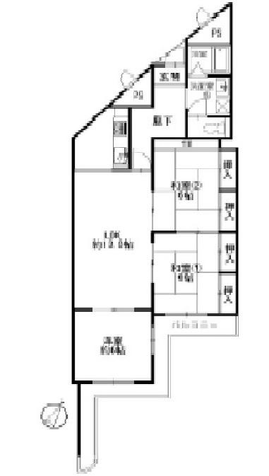 Floor plan. 3LDK, Price 14.9 million yen, Occupied area 78.11 sq m , Spacious space of the balcony area 12.62 sq m 3LDK
