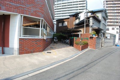 Other common areas. bicycle parking space