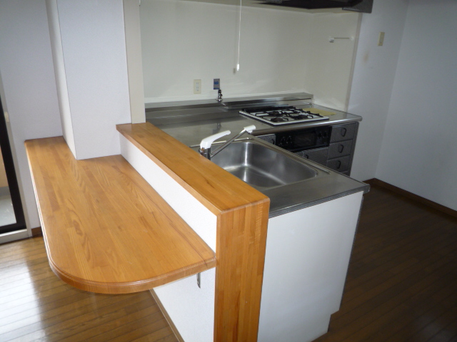 Kitchen. With face-to-face counter