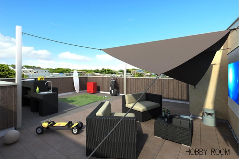 Garden. ~ HOBBY ROOM PLAN ~ Creative rooftop space to spend surrounded by favorite things. The dream of the adults was directly into shape.