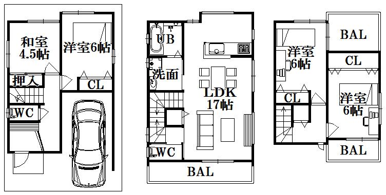 Floor plan. Price 29,900,000 yen, 4LDK, Land area 62 sq m , Building area 112.03 sq m