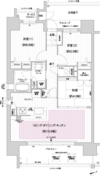 Floor: 3LDK, occupied area: 70.87 sq m, Price: 30,387,800 yen