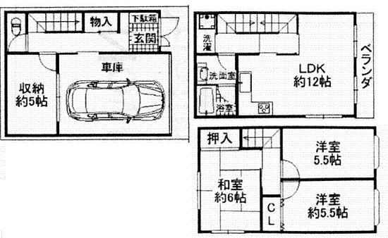 Floor plan. 18.9 million yen, 4LDK, Land area 40.13 sq m , Since the building area 96.13 sq m can be guided at any time, Please feel free to contact. 