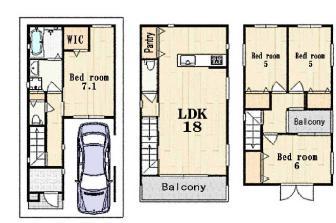 Floor plan. 32,800,000 yen, 4LDK, Land area 59.4 sq m , It is taken between the building area 104.52 sq m today. Please call when top of the interior of the preview look at the Matrix alone is because it does not place often I know the photo and screen CM.