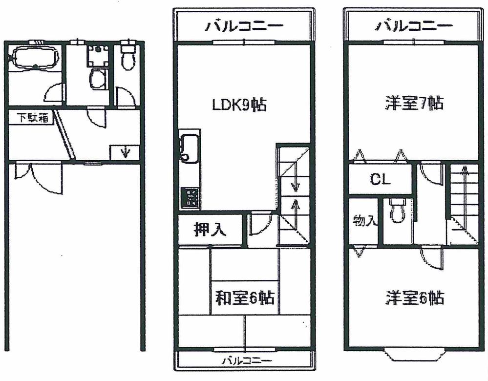 Floor plan. 17.8 million yen, 3LDK, Land area 48.85 sq m , Building area 85.75 sq m