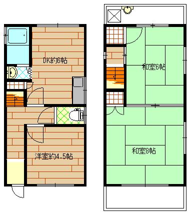 Floor plan. 9.8 million yen, 3DK, Land area 47.53 sq m , Building area 52.74 sq m   ◆ Reform passes is property