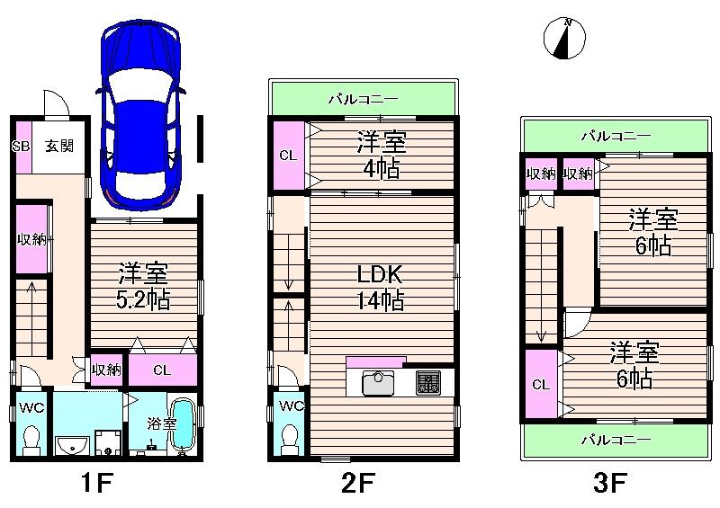 Floor plan. 26,800,000 yen, 4LDK, Land area 72.89 sq m , Building area 101.25 sq m floor plan can be changed
