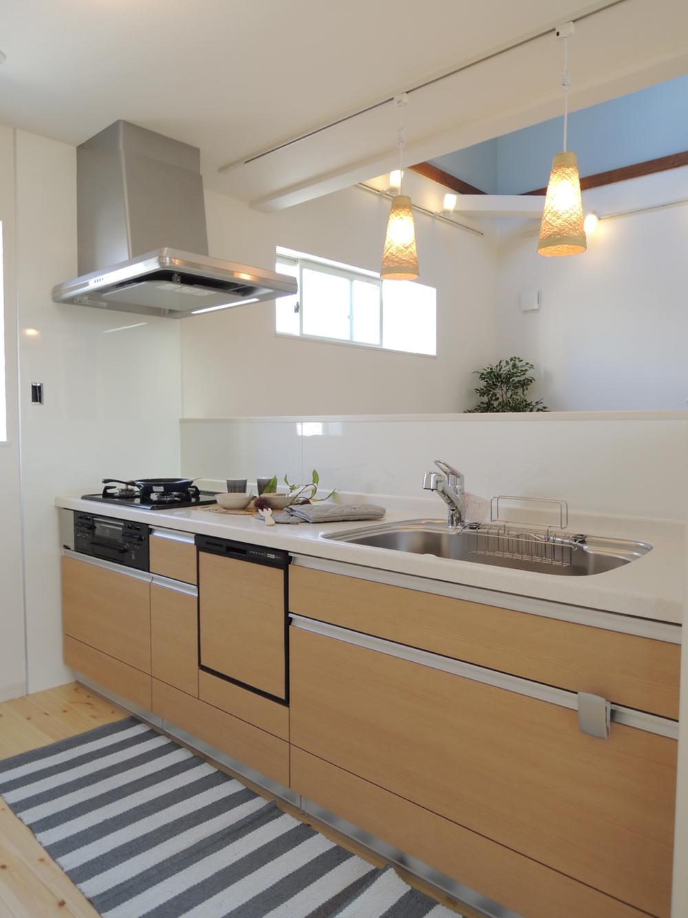 Kitchen. Atrium and dining kitchen with a sense of unity