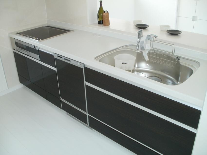 Kitchen. Automatic dishwashing systems with kitchen. Indoor (10 May 2011) Shooting image