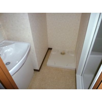 Washroom. Indoor laundry bread & Shampoo dresser