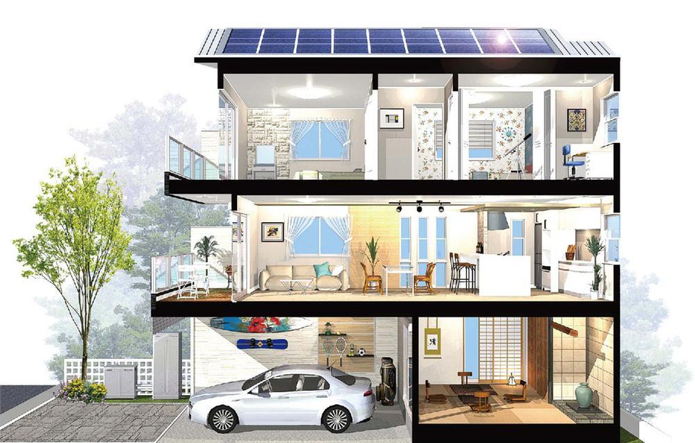 Other. "Visualization" ECO Manet system adopt the energy of the whole house! Energy consumption of the entire house ・ Since the balance of payments looks, Also significantly and up also conduct energy-saving consciousness. It will contribute to the reduction of CO2 emissions in the home