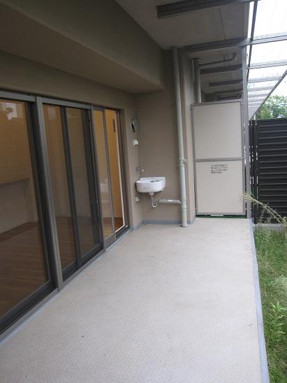 Balcony. There slop sink.