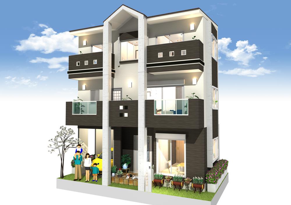 Building plan example (Perth ・ appearance). Building plan example (No. 2 place) building price 15 million yen, Building area 93.73 sq m