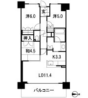 Floor: 3LDK, occupied area: 67.66 sq m, Price: 25.1 million yen