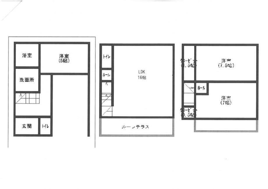 Floor plan. 23.8 million yen, 3LDK, Land area 50 sq m , Building area 90 sq m