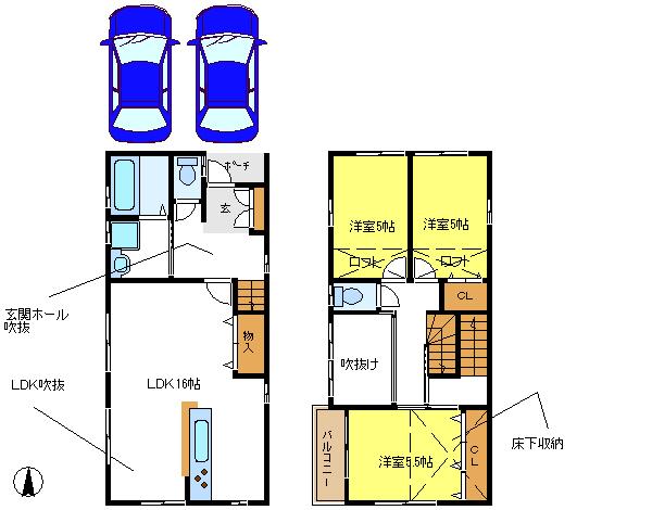 Floor plan. 27,900,000 yen, 3LDK, Land area 91.08 sq m , But it is difficult to understand in the building area 81 sq m drawings, Sense of openness is a lot of house