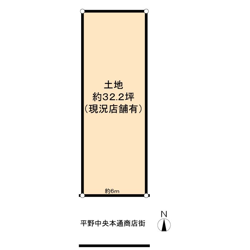 Compartment figure. Land price 14,520,000 yen, Land area 106.73 sq m